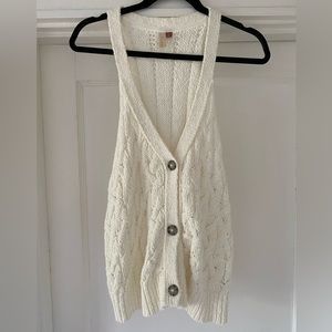 Never worn Anthropologie Pilcro Cable-knit top XL
